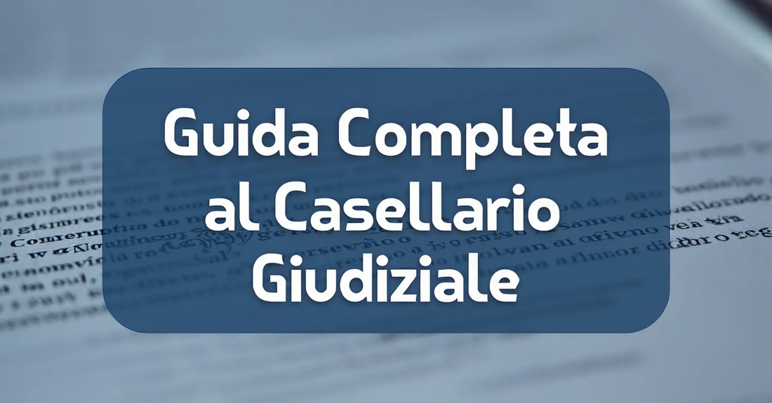 Casellario giudiziale
