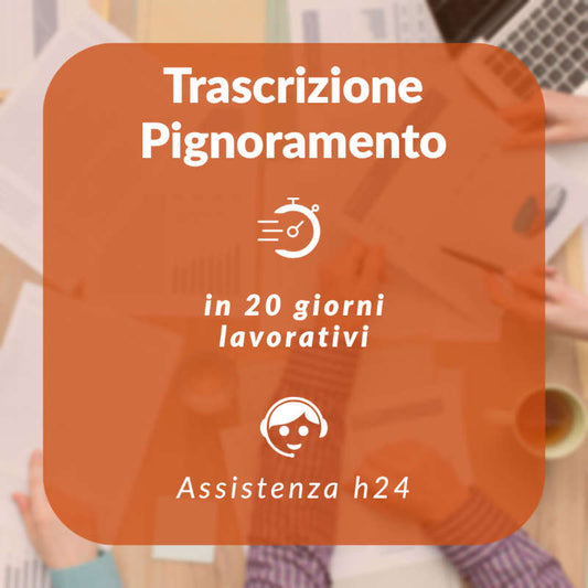 Trascrizione pignoramento immobiliare
